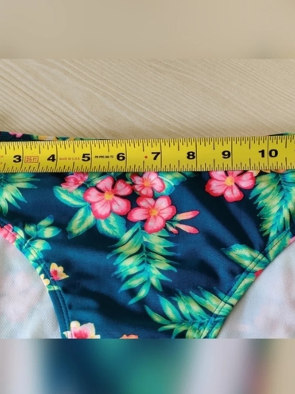 Art Class Girls Tropical Teal Bikini Size 14